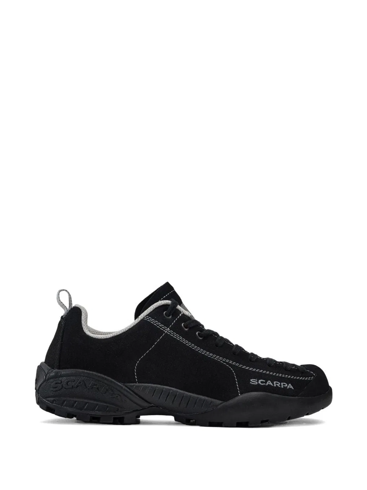 Scarpa Black Leather Flat Shoes