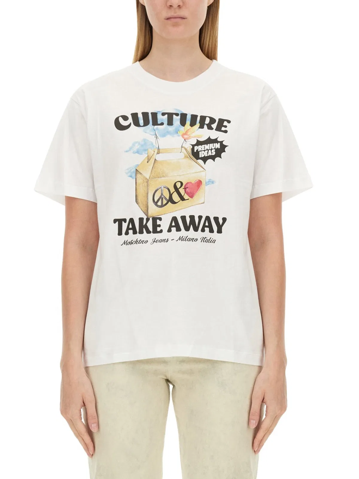 Moschino Jeans T-Shirt With Print
