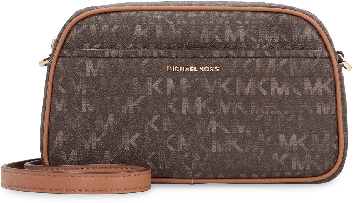 Michael Michael Kors Jet Set Coated Canvas Camera Bag