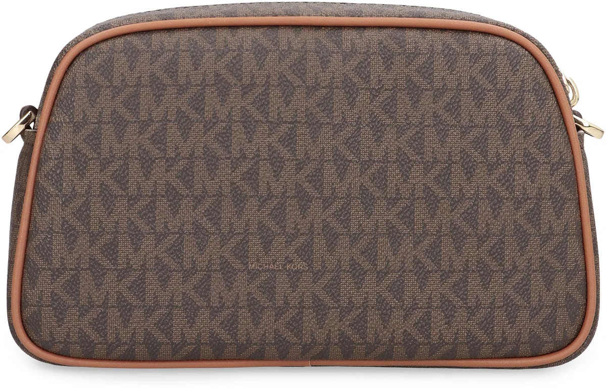Michael Michael Kors Jet Set Coated Canvas Camera Bag