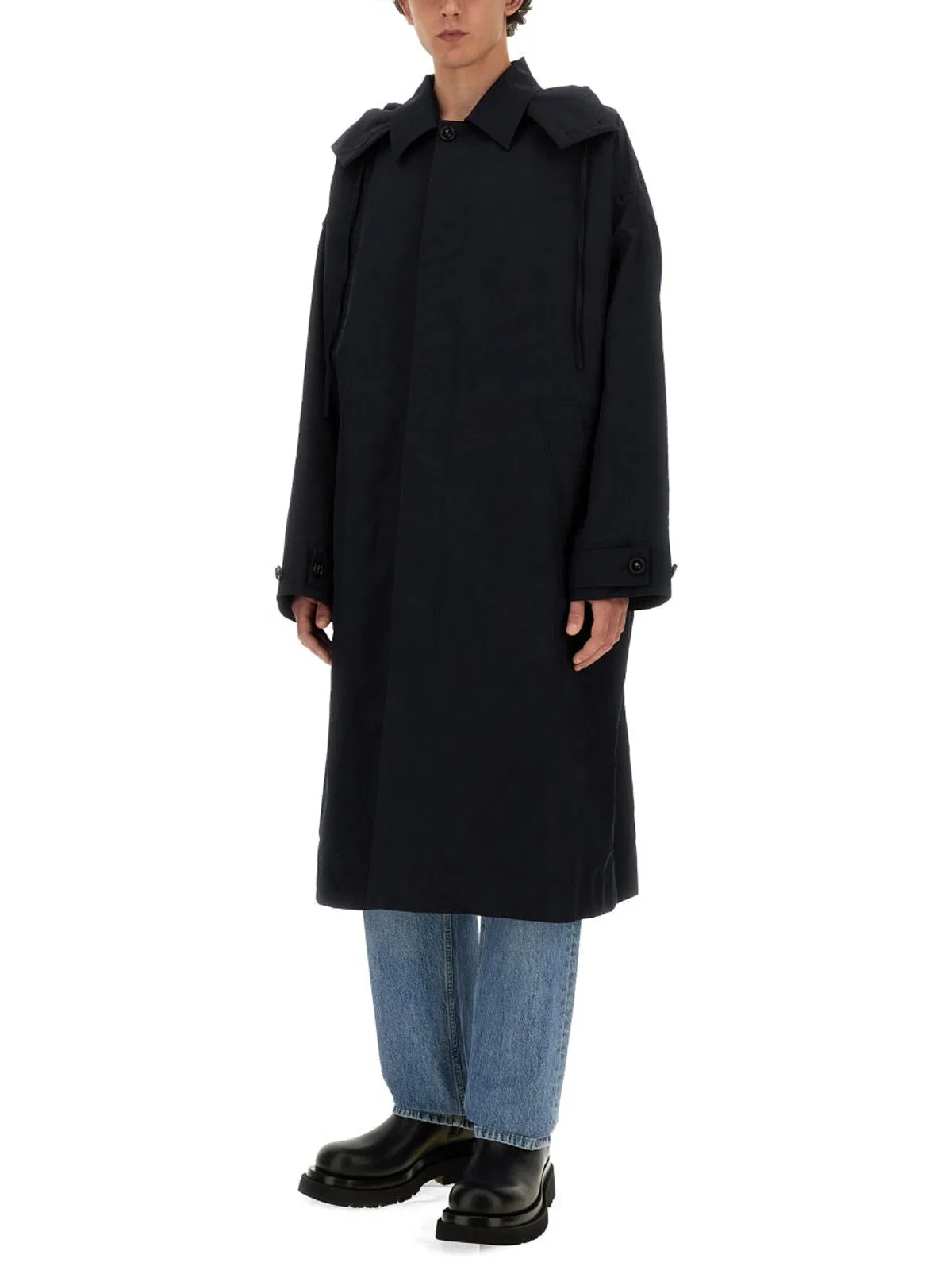 Bottega Veneta Hooded Trench Coat
