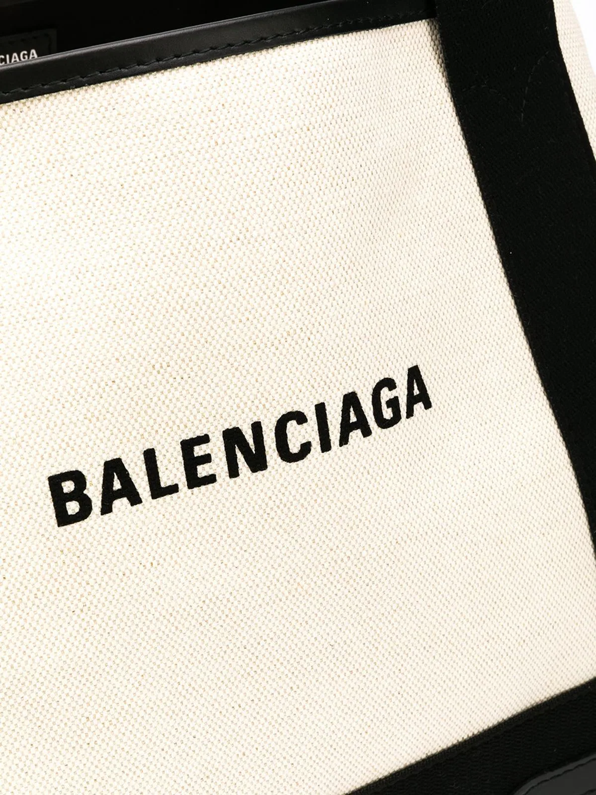 Balenciaga Navy Cabas Small Tote Bag