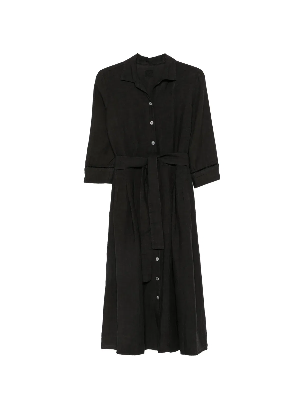 120% Lino Linen Dress With Belt