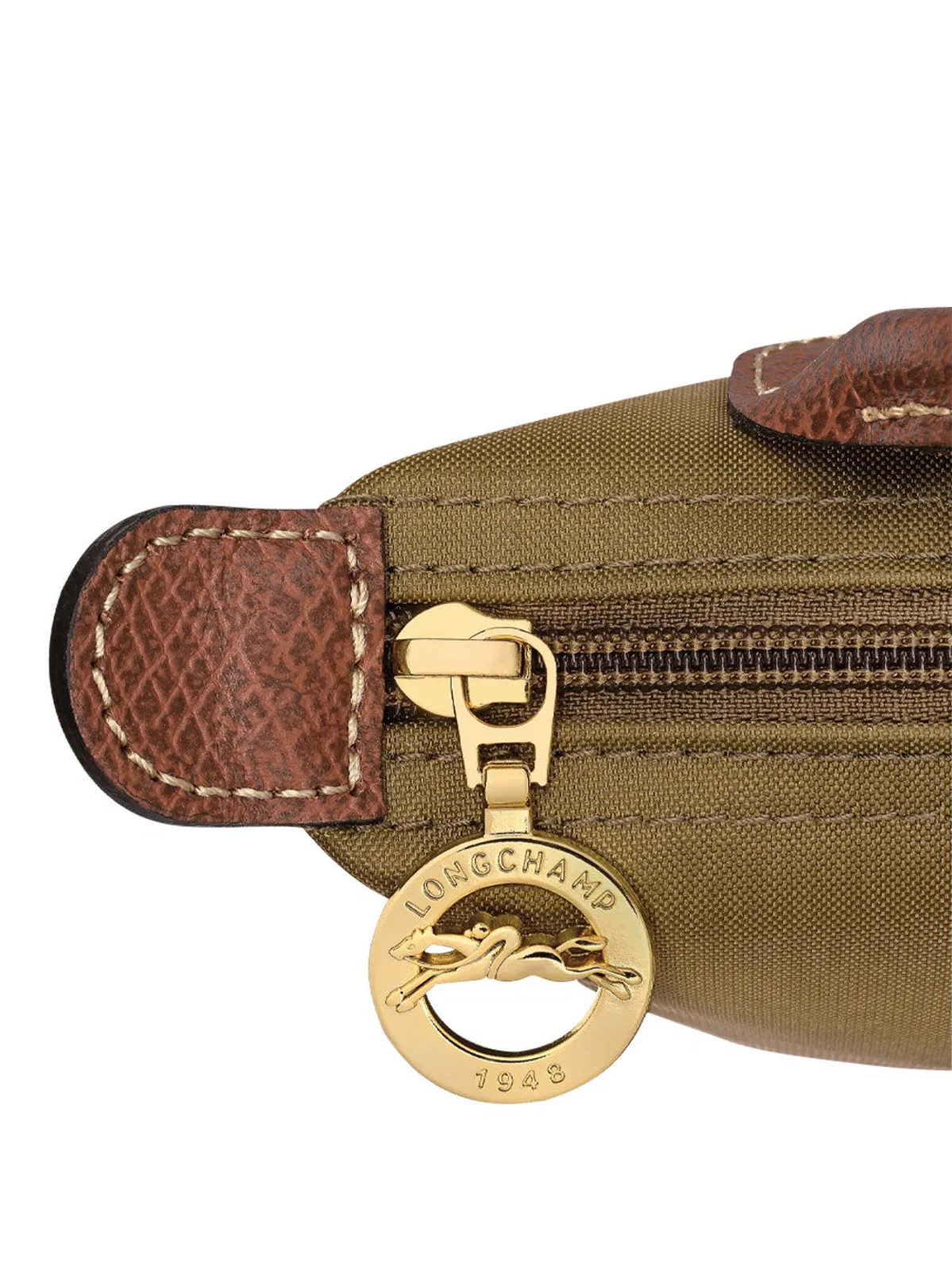 Longchamp Le Pliage Original Pebble Clutch Bag Oli