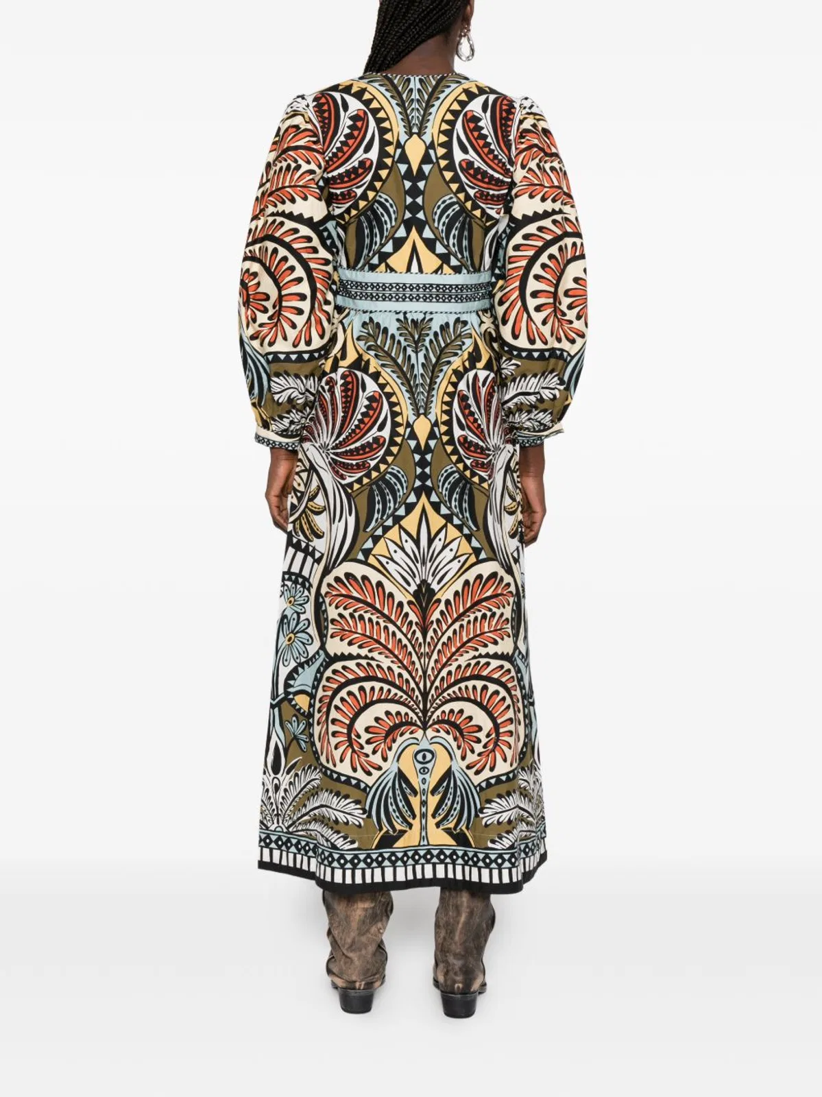 Farm rio Balamana Dress Multi Floral Print