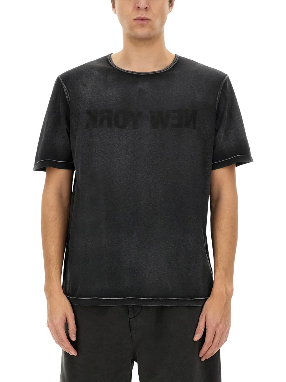 Helmut Lang "Garment-Dyed New York" T-Shirt