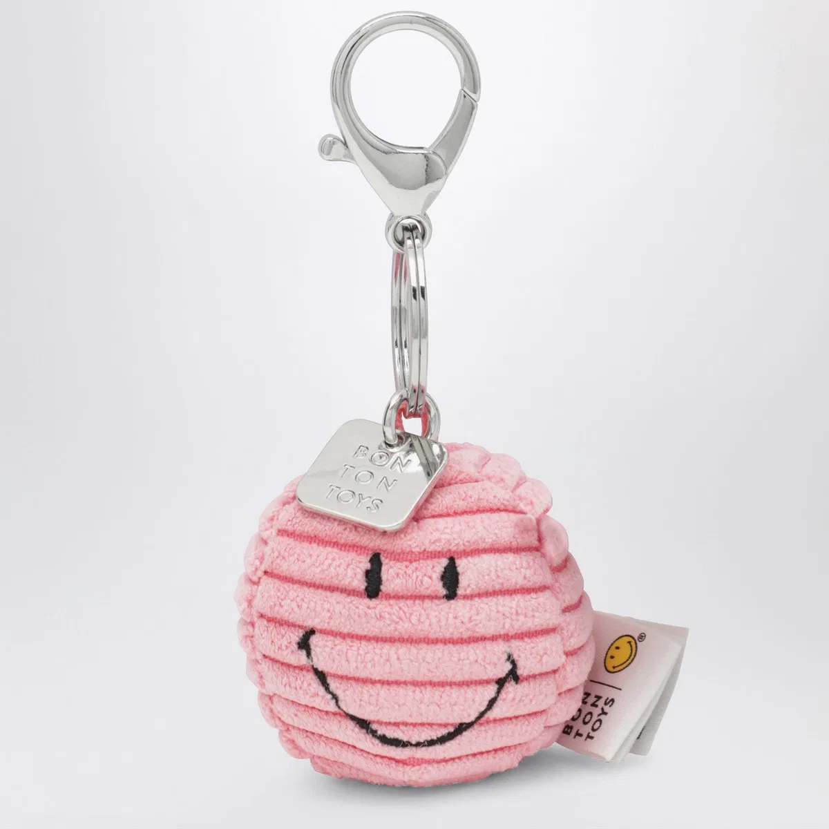 Bon ton toys Smiley Velvet Keychain Pink