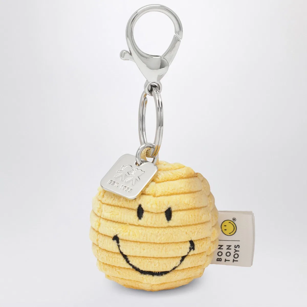 Bon ton toys Smiley Velvet Keychain Yellow