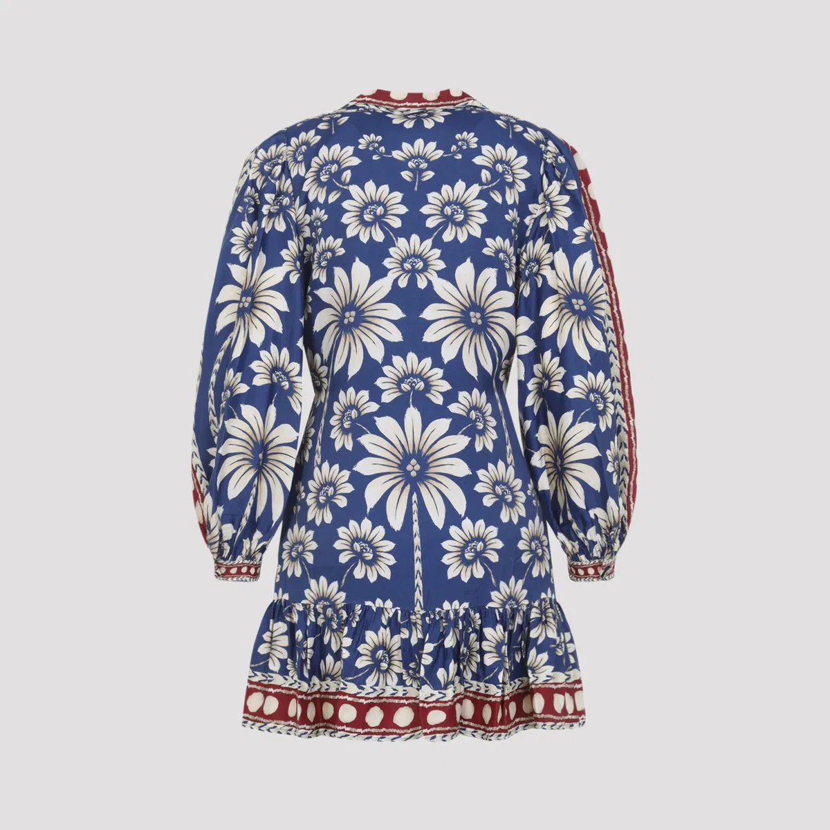 Farm rio Luna Blue Viscose Mini Dress
