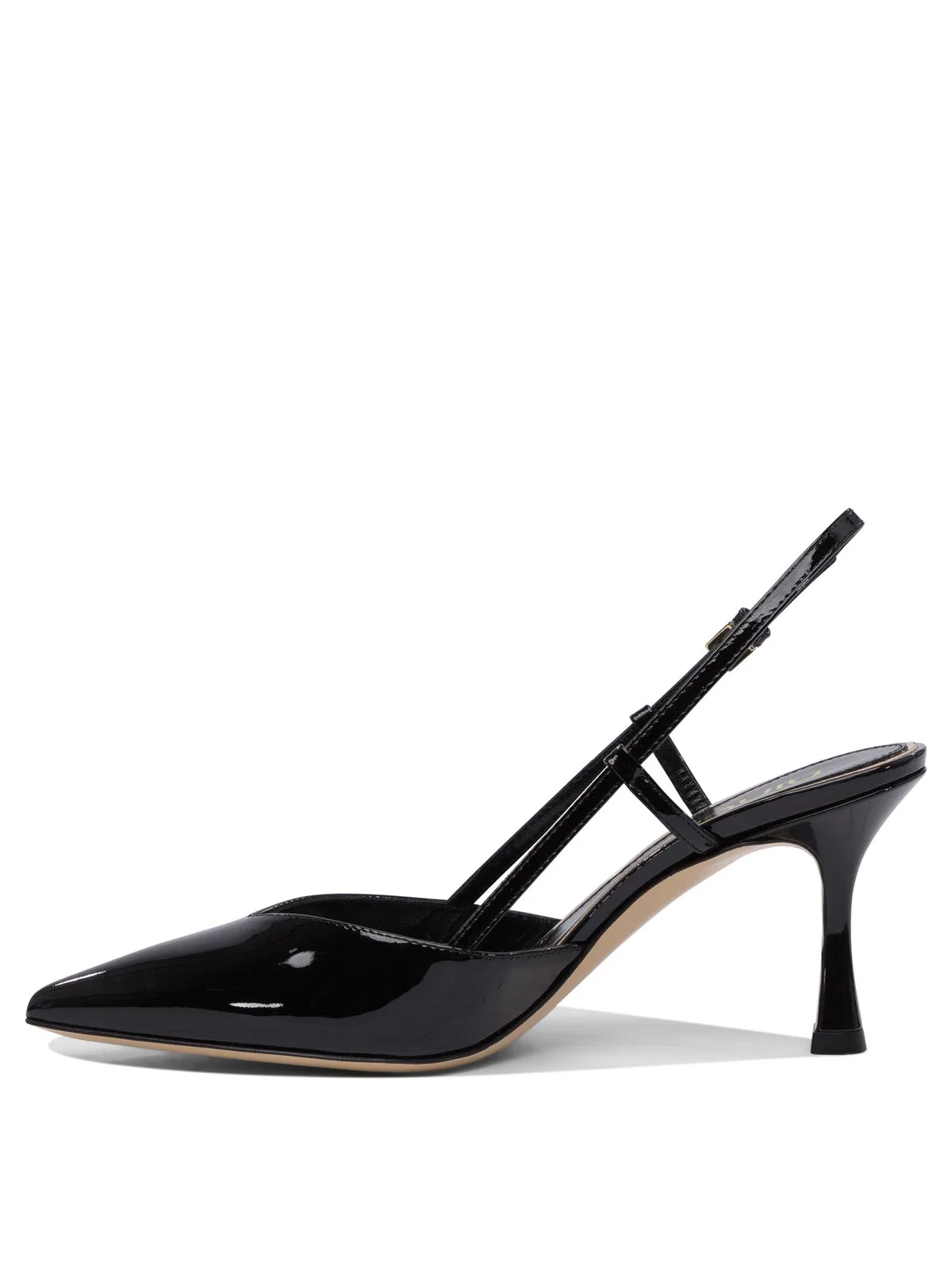 Ninalilou Black Leather Heeled Shoes