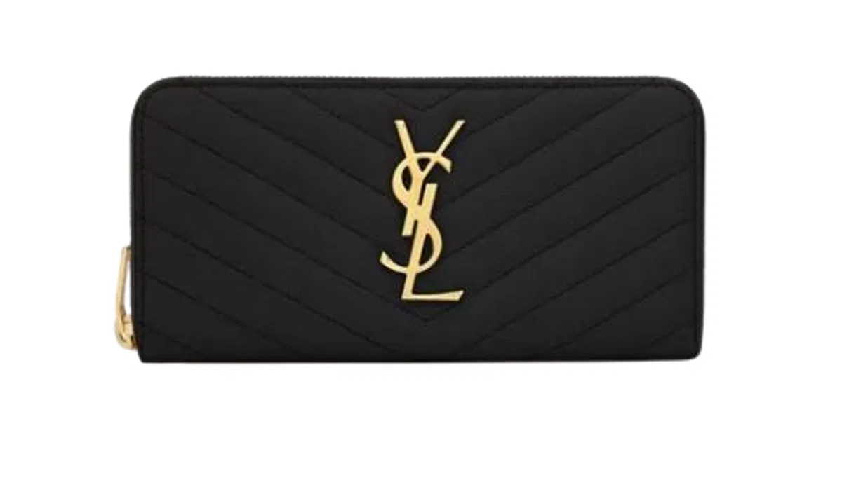Saint Laurent Cassandre Leather Wallet