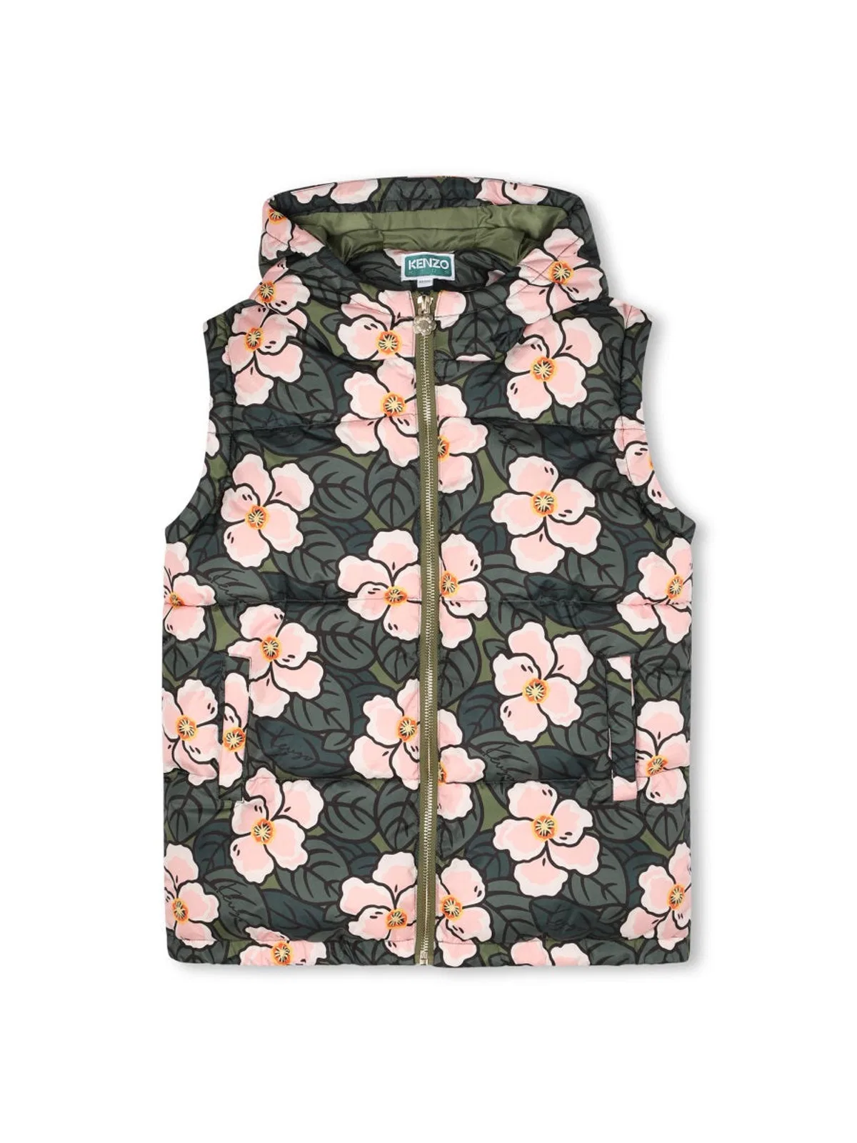Kenzo Down Jacket With Removable Sleeves