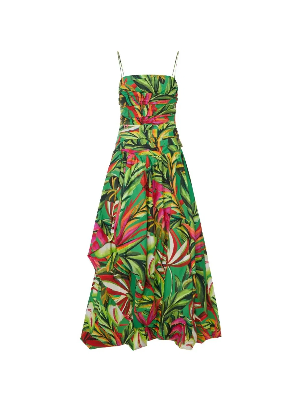 Farm rio "Tropical Dream" Green Maxi Dress