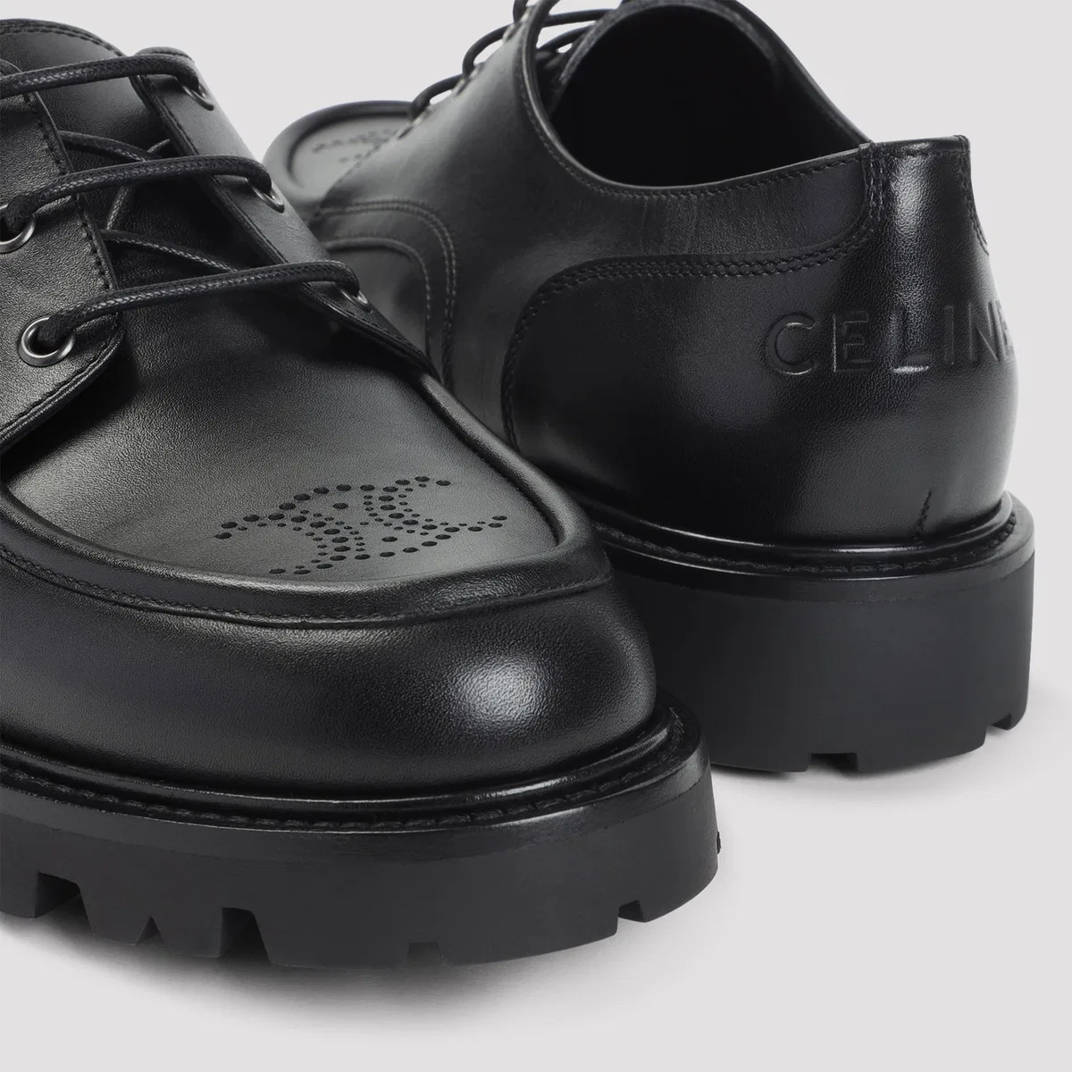 Celine Derby Shoes Margaret In Leather