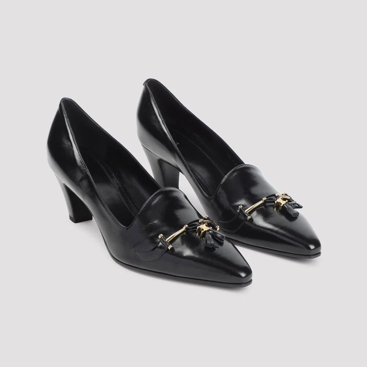 Celine Black Queen Pumps