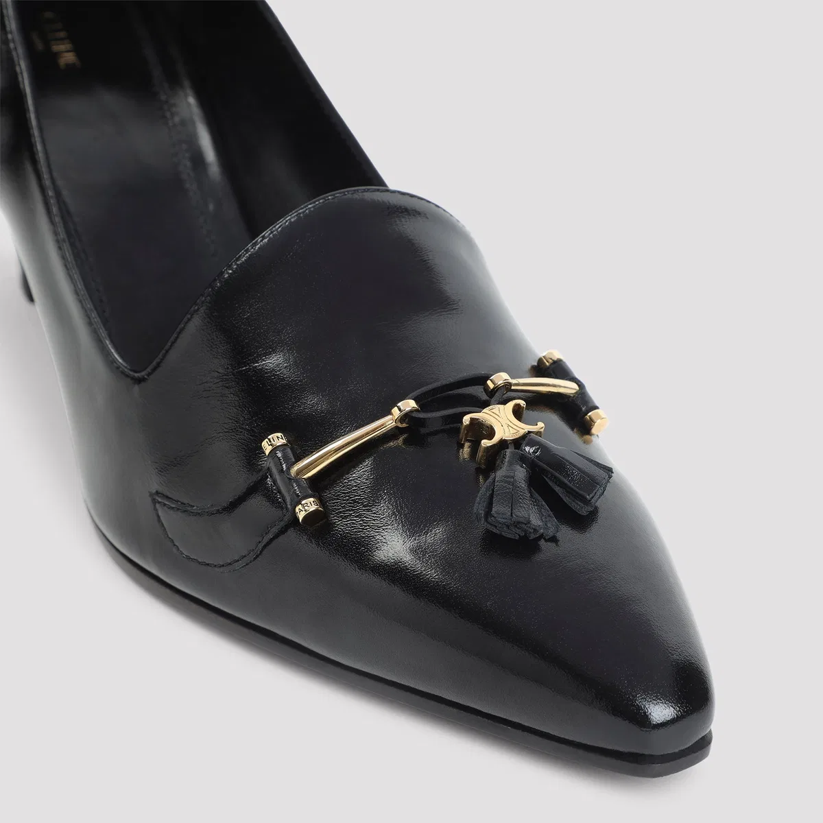 Celine Black Queen Pumps