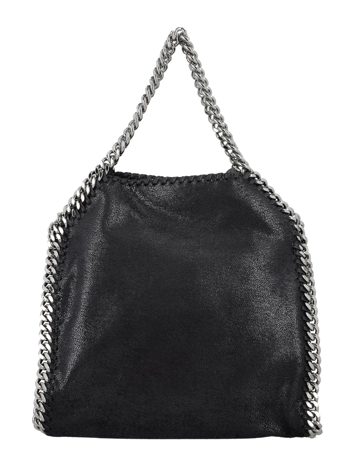 Stella Mccartney Black Shaggy Deer Mini Falabella Handbag