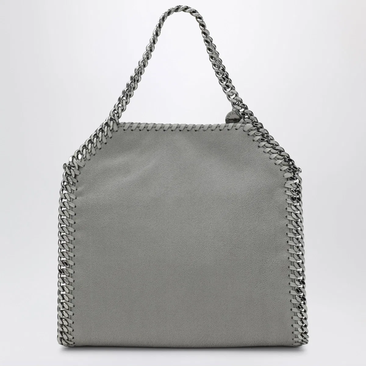 Stella Mccartney Mini Falabella Tote Bag In Light Grey