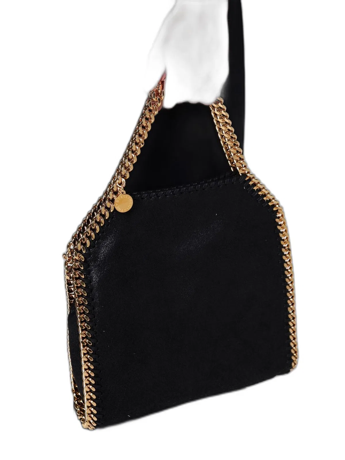Stella Mccartney Black Polyester Falabella Mini Bag