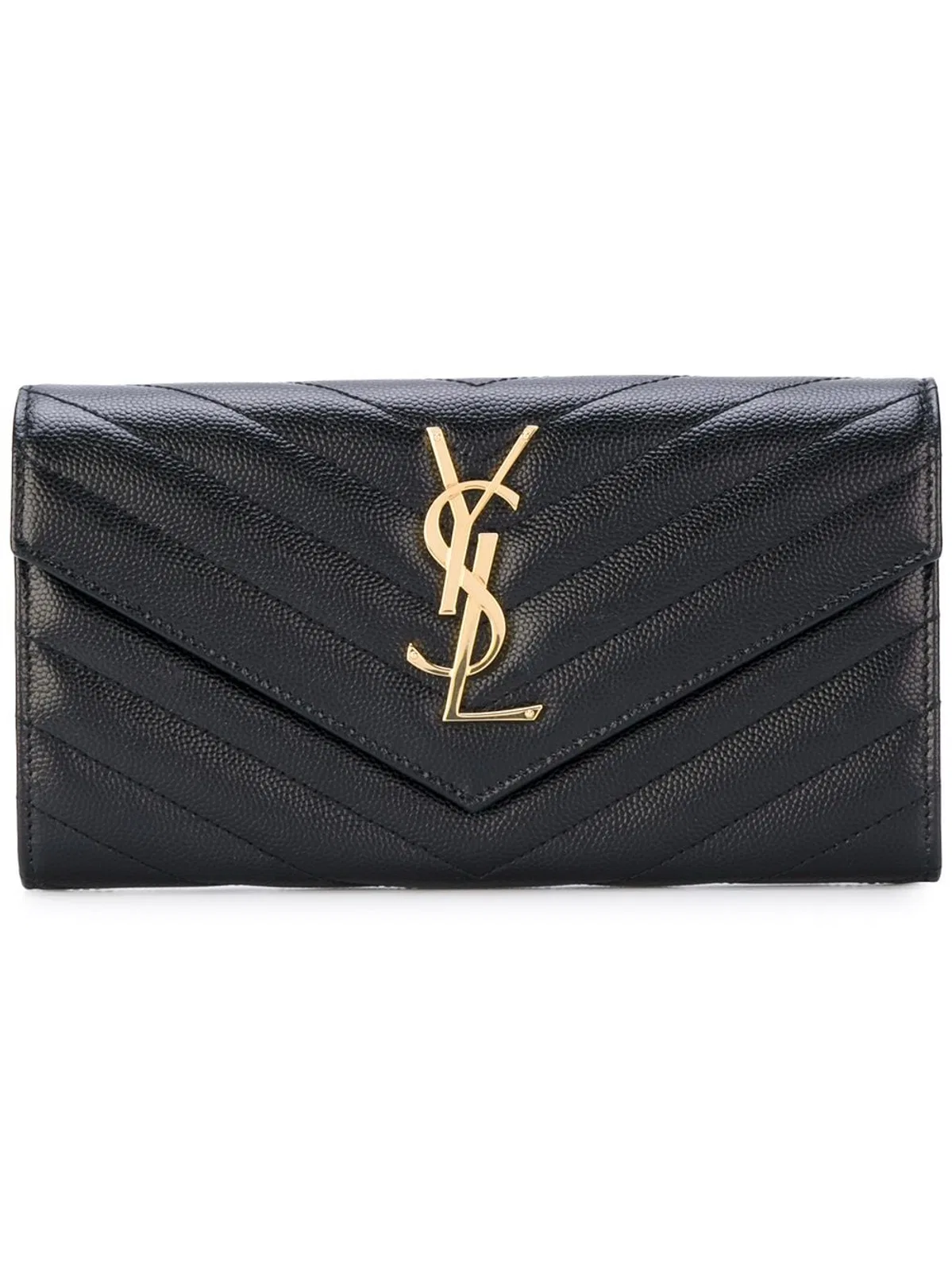 Saint Laurent Large Monogram Flap Wallet