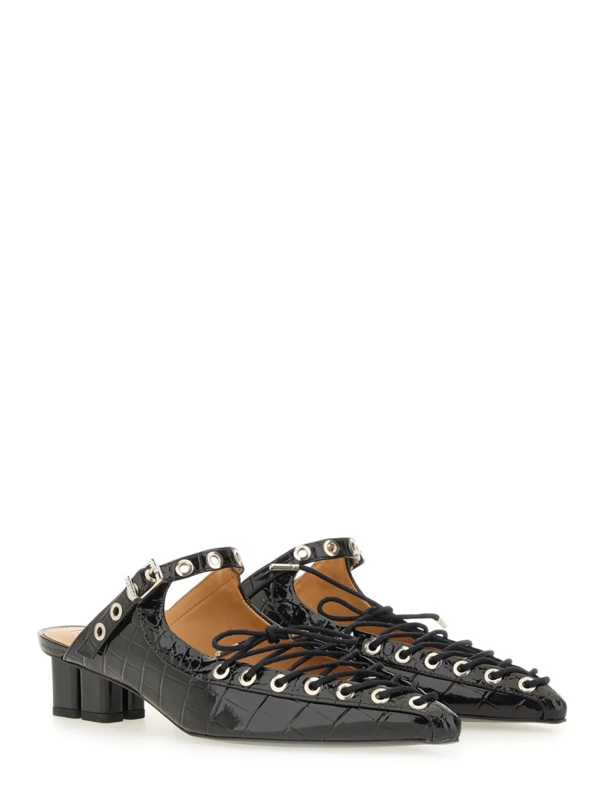 Ganni Mule Lace-Up