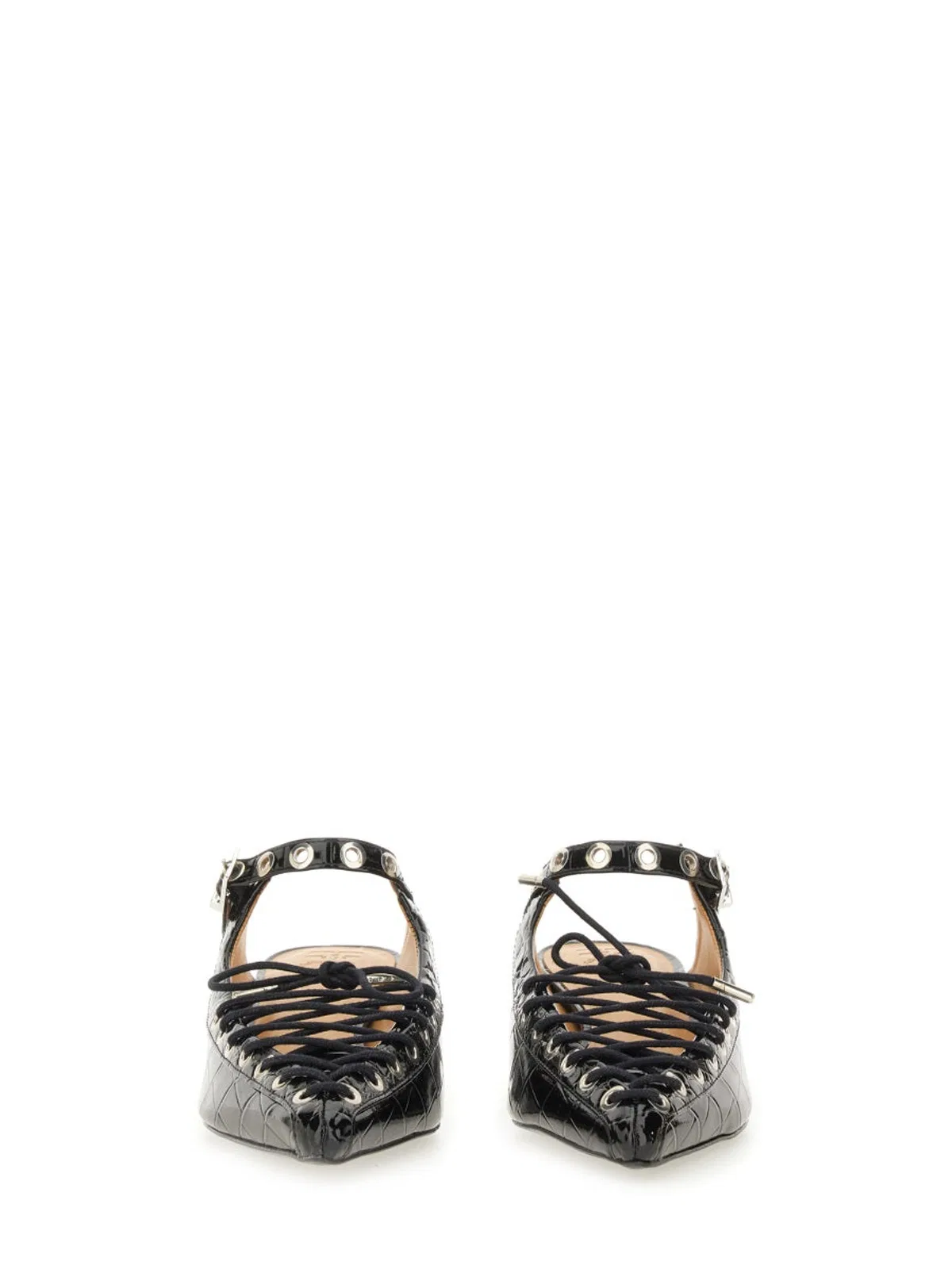 Ganni Mule Lace-Up