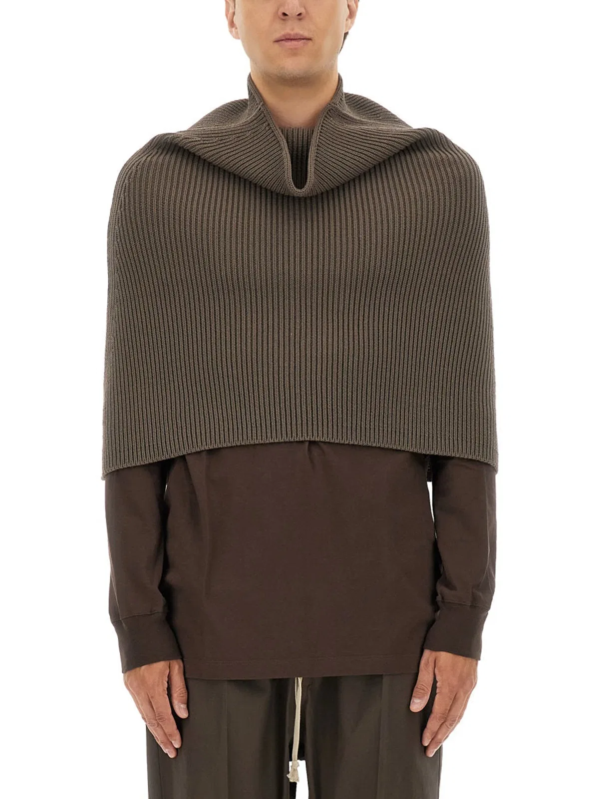 Rick Owens Knitted Cape