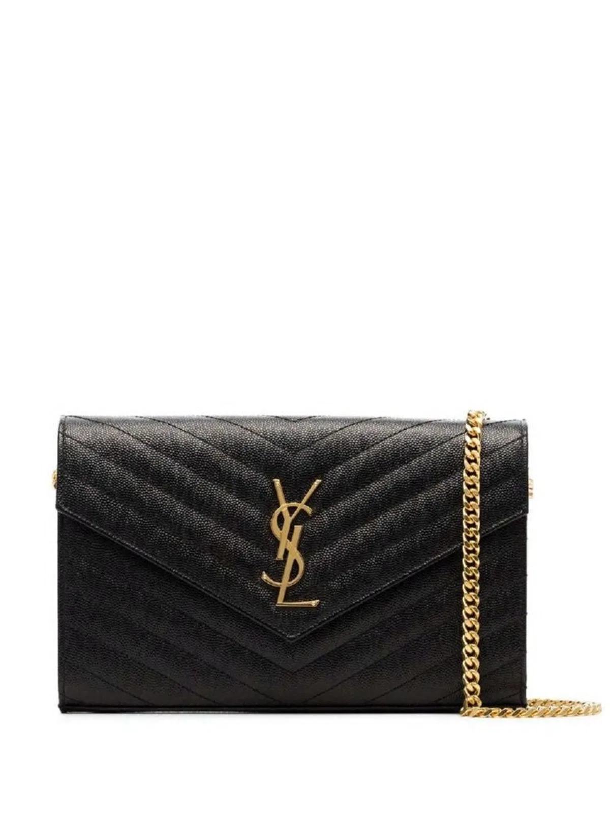 Saint Laurent Cassandre Clutch With Chain