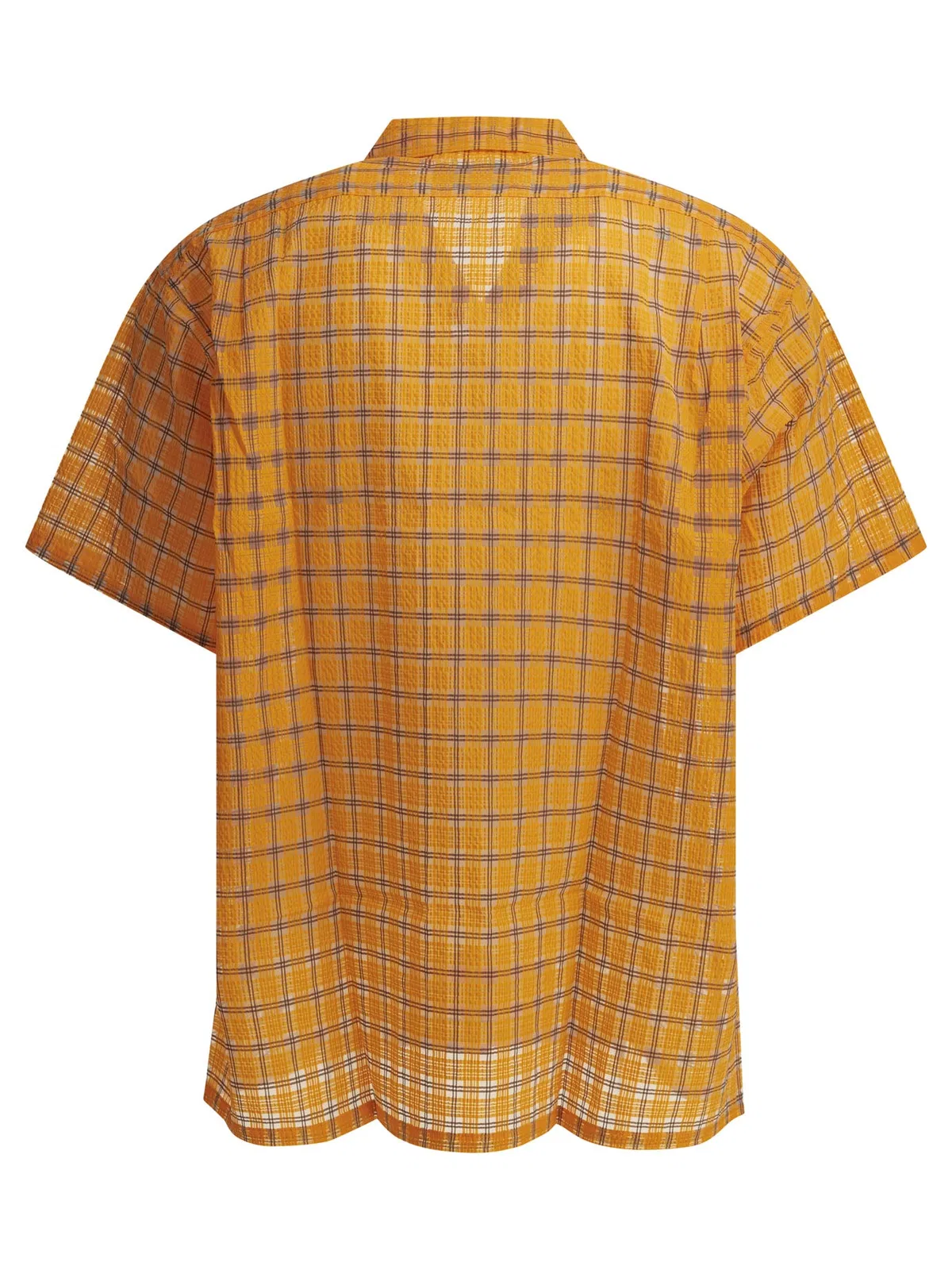 Beams Plus "Open Collar Nylon Airy Plaid" Casual Sh