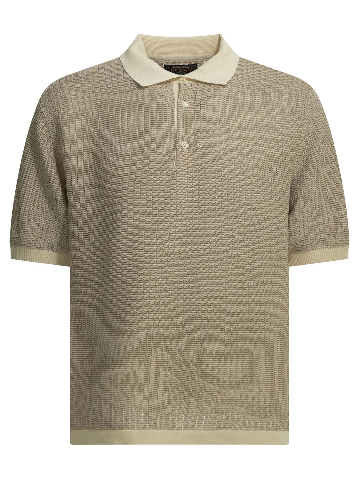 Beams Plus Beige Paper Polyester Nylon Spandex Wash