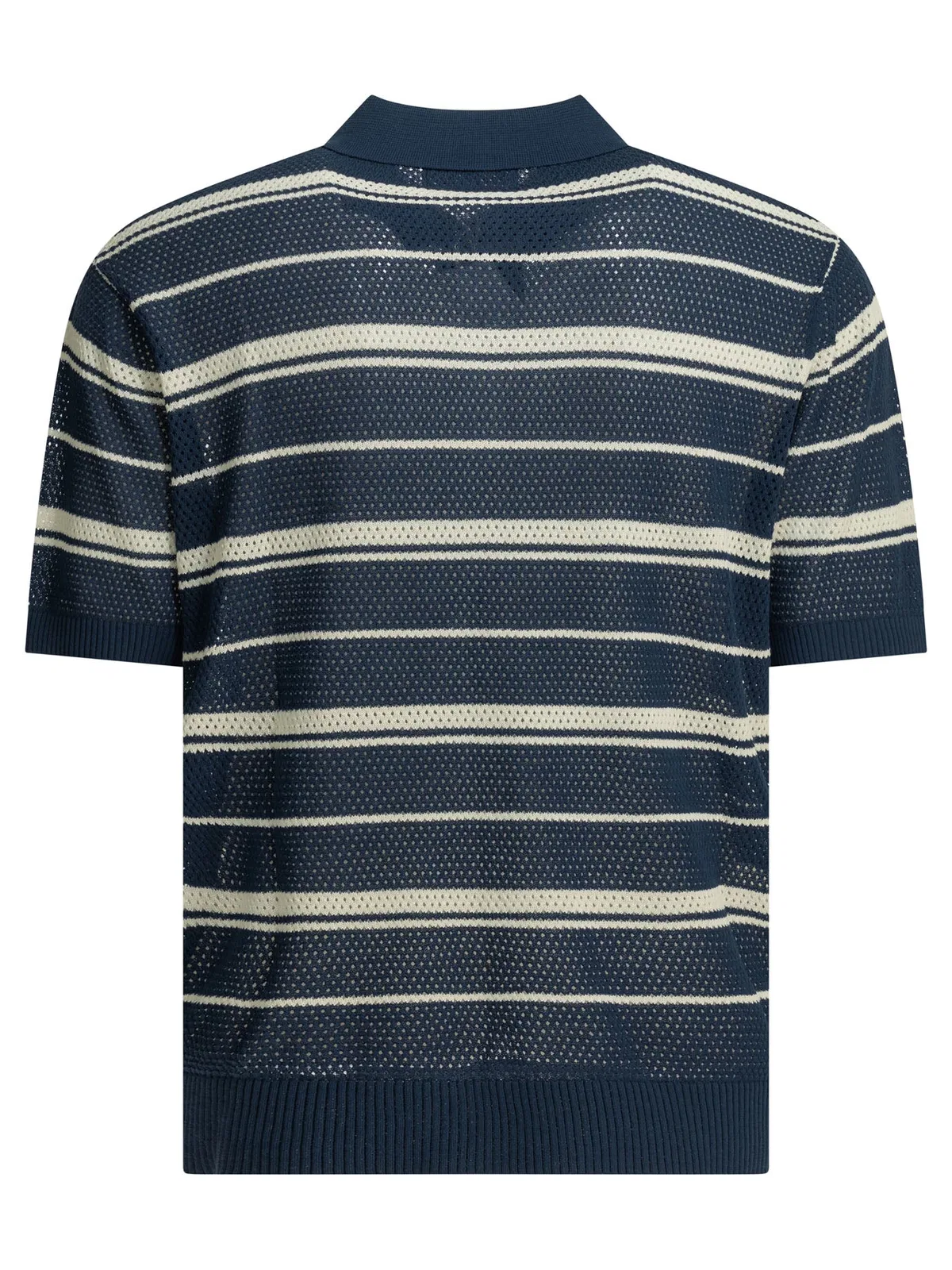 Beams Plus Blue Cotton Cotton Nylon Spandex Striped