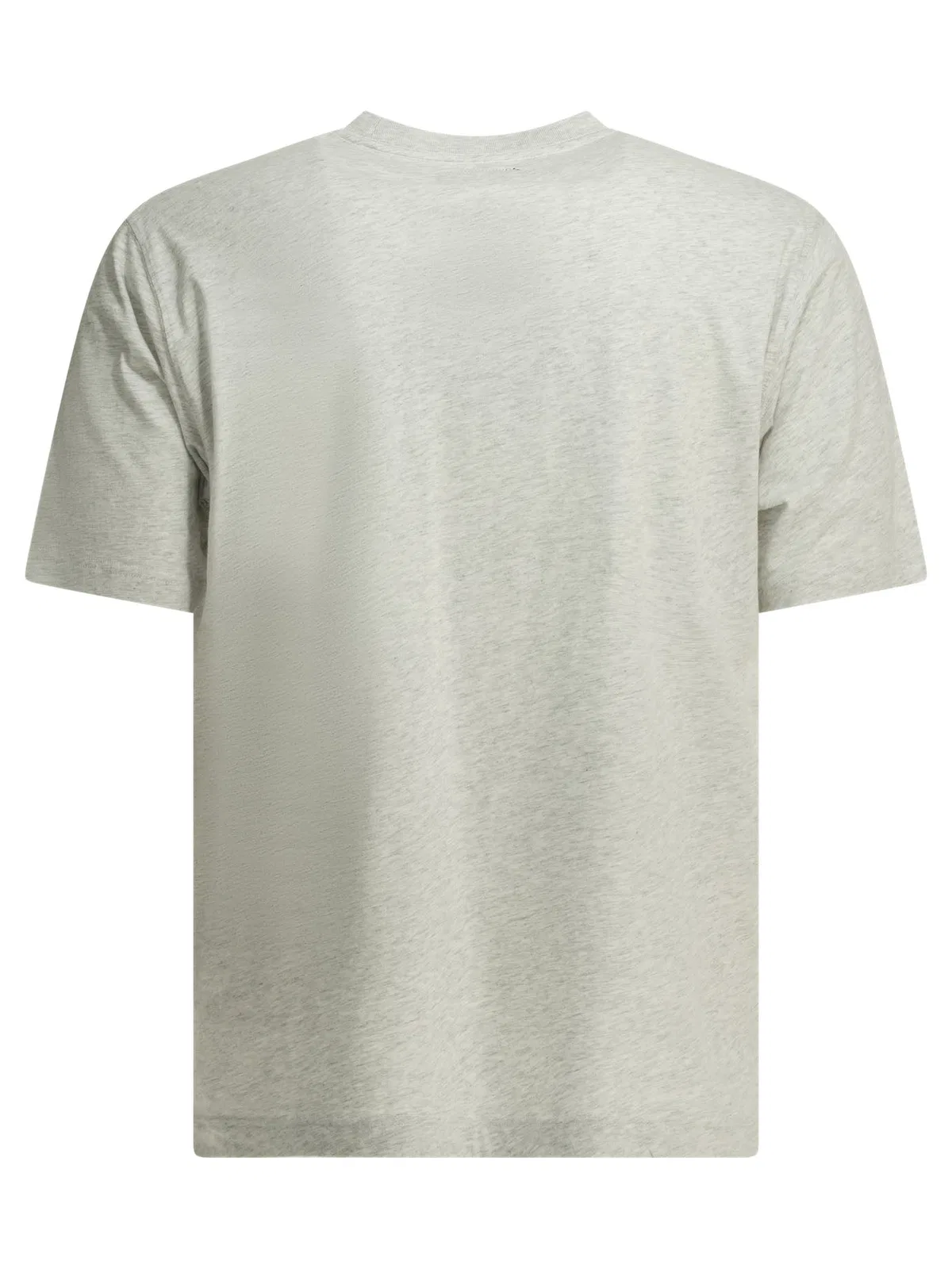 Beams Plus Grandelle Grey Cotton Crew-Neck T-Shirt