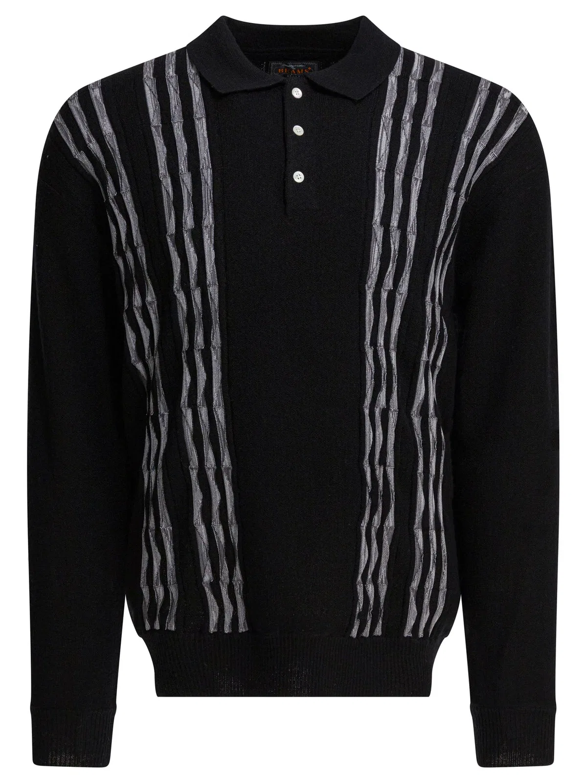 Beams Plus Black Wool Blend Knitwear