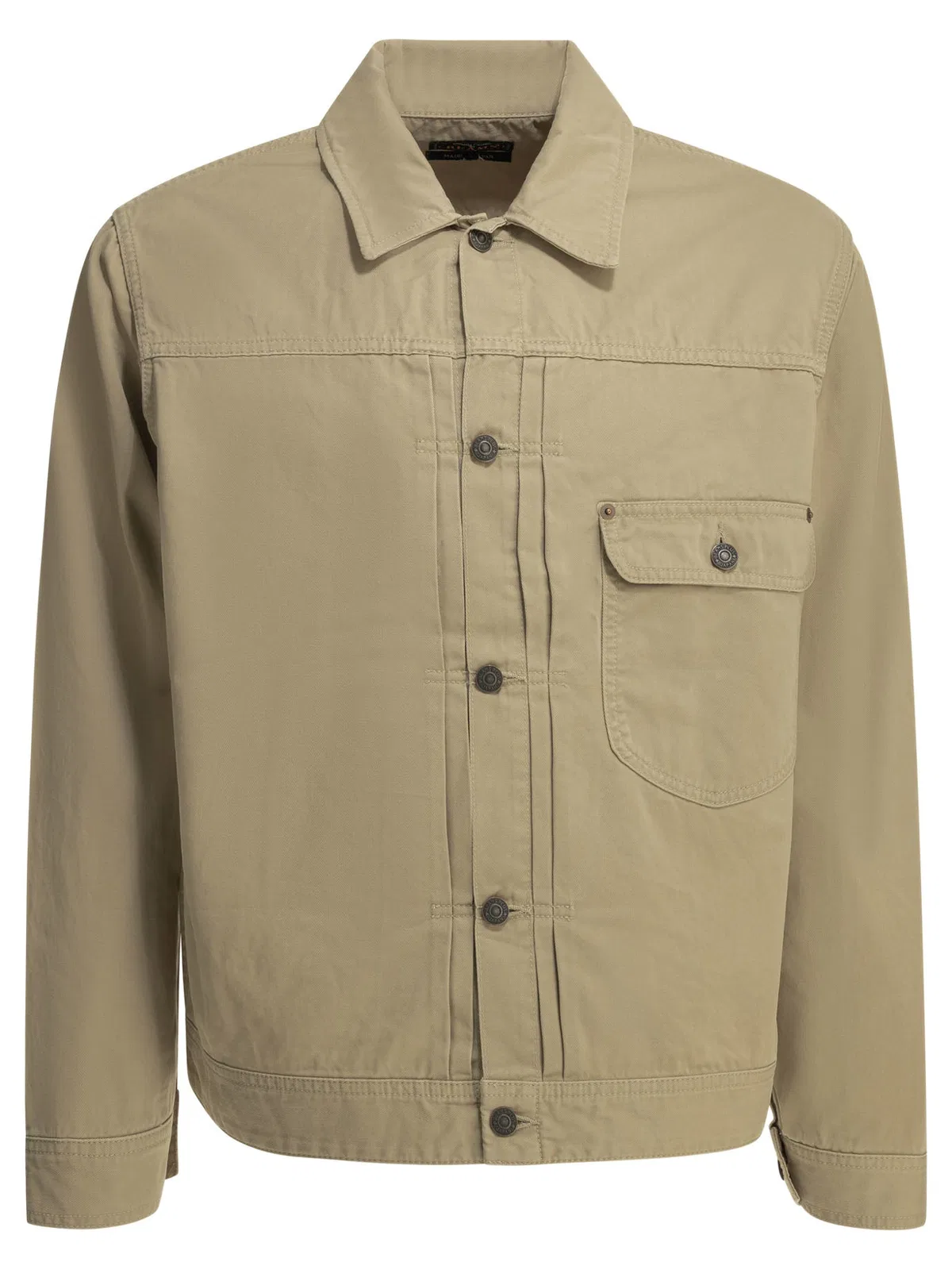 Beams Plus Digger Beige Organic Cotton Denim Jacket