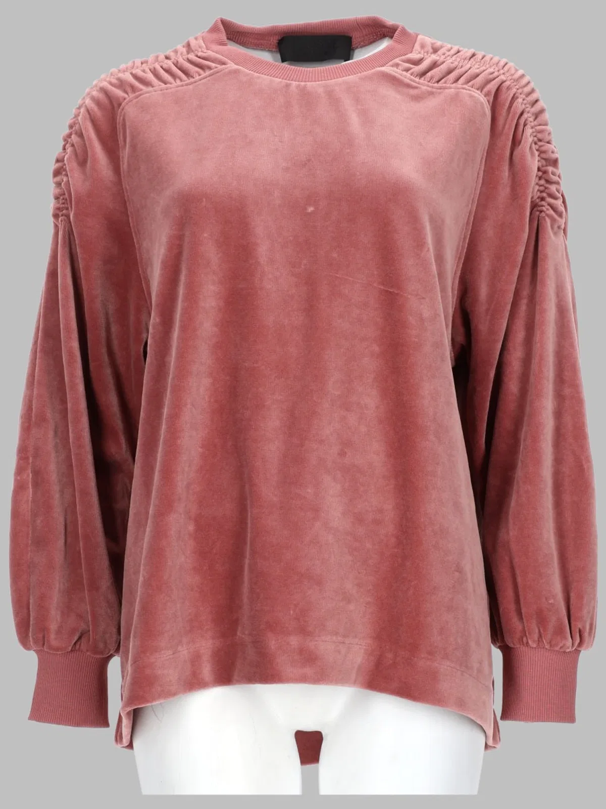 Alberta Ferretti Felpa In Ciniglia Di Cotone