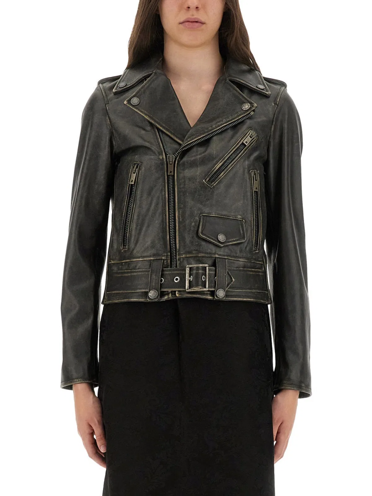 Golden Goose Leather Stud