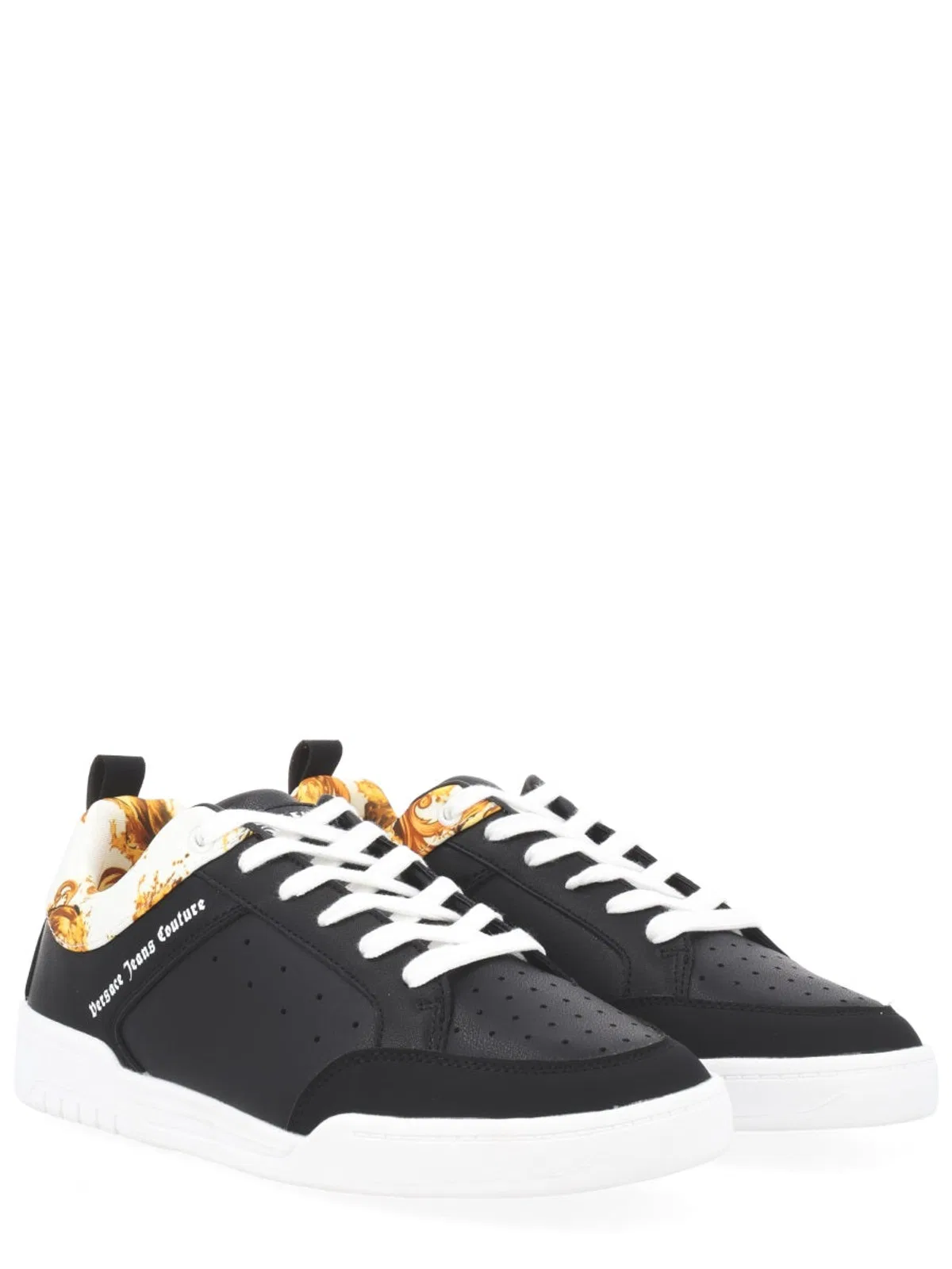 Versace Jeans Couture Sneaker Con Logo E Motivo "Weave"