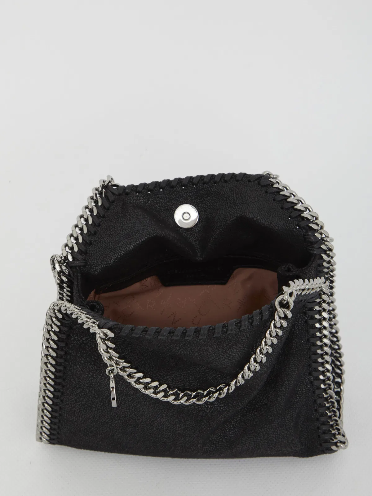 Stella Mccartney Black Falabella Micro Tote Bag