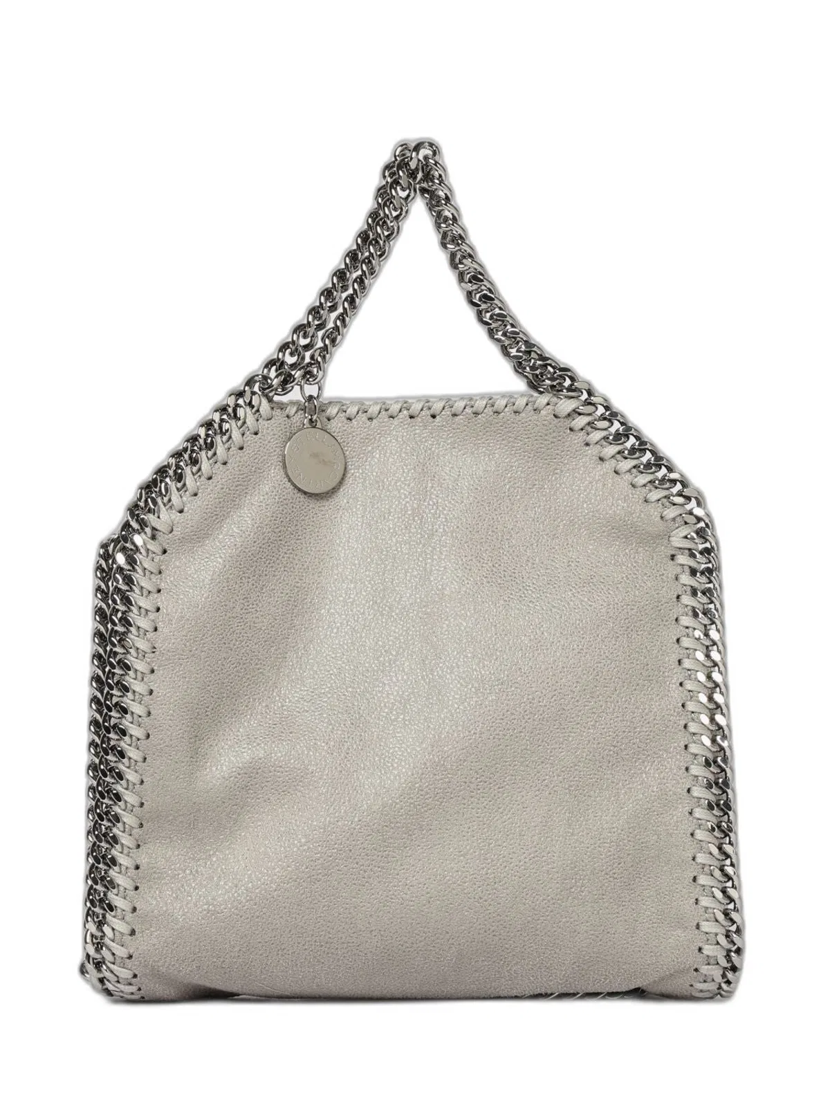 Stella Mccartney Falabella Micro Tote Bag In Light Grey