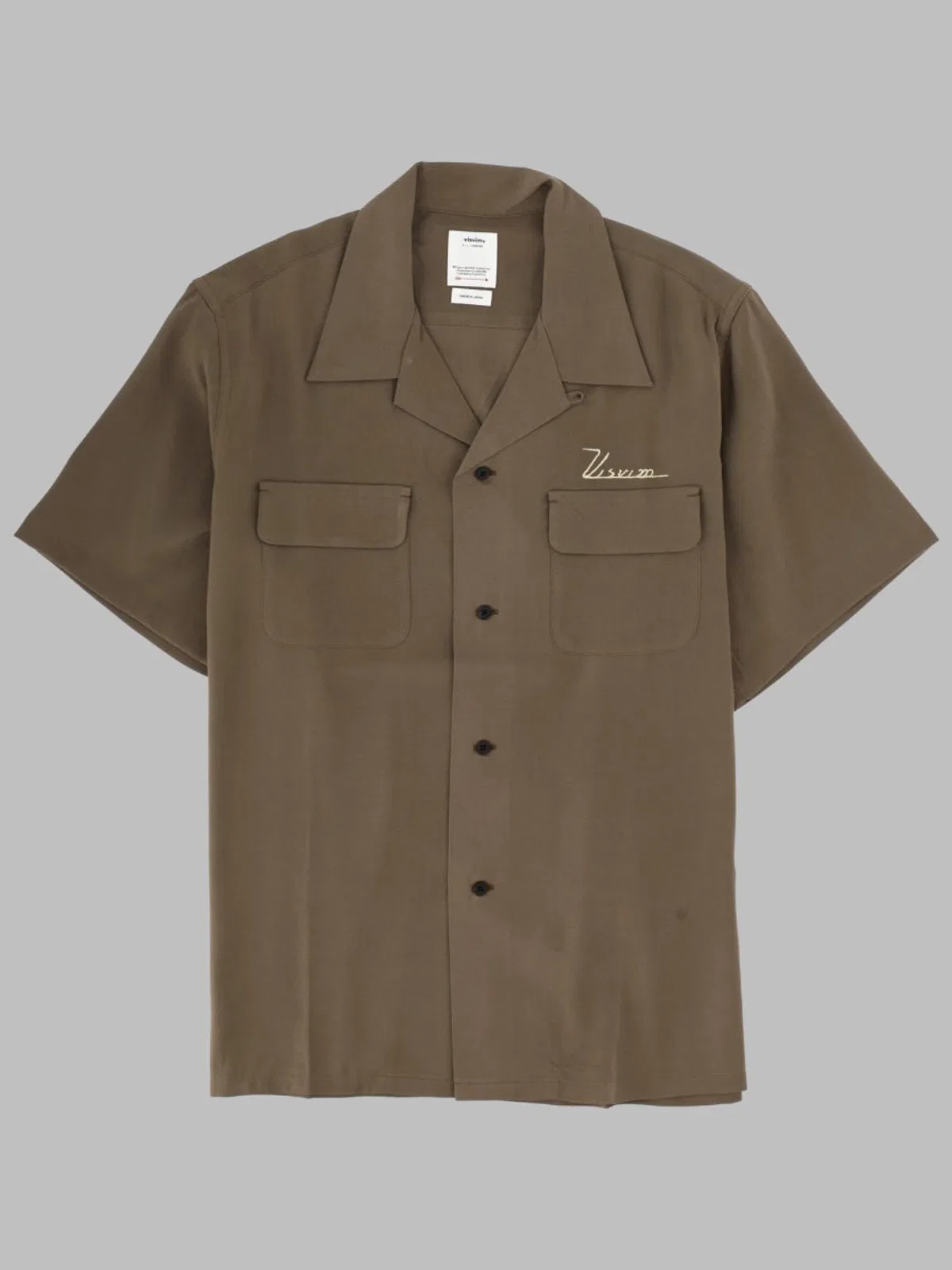 Visvim Camicia A Manica Corta Con Logo