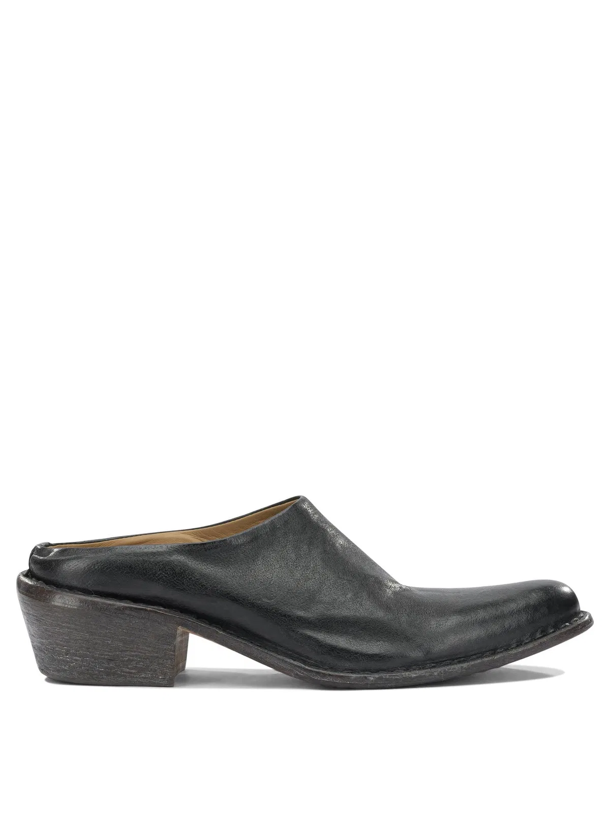 Moma 40Mm Leather Sabot