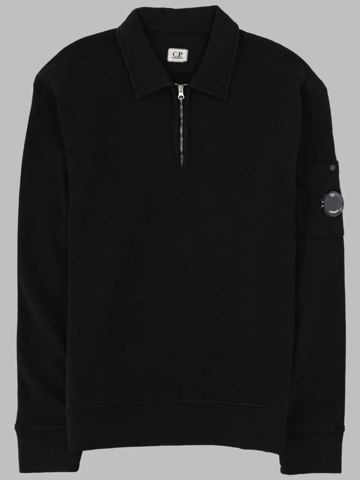 C.P. Company Felpa Con Colletto Polo E Zip