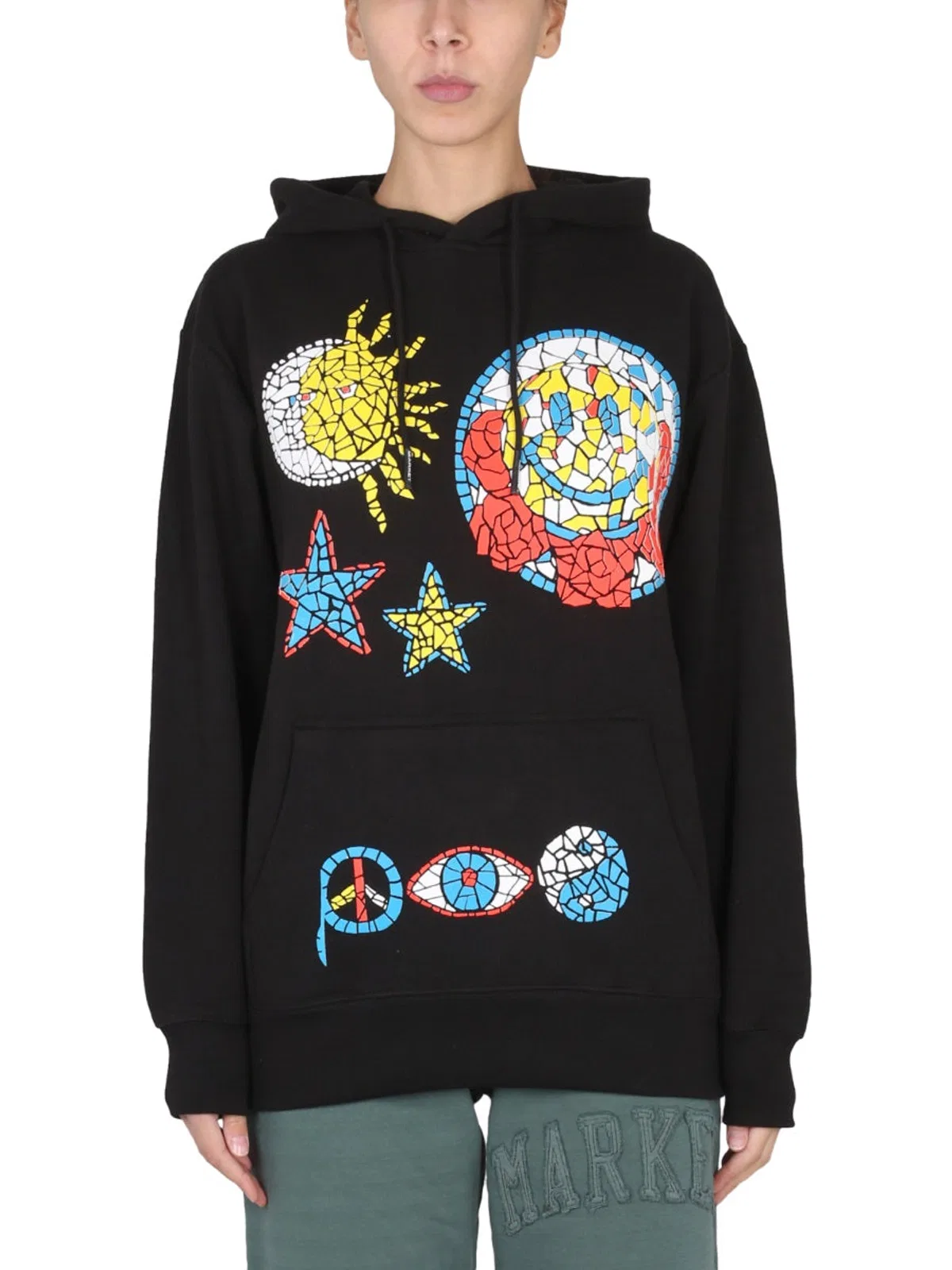 Market Hand Drawn Varsity Sweatshirt
