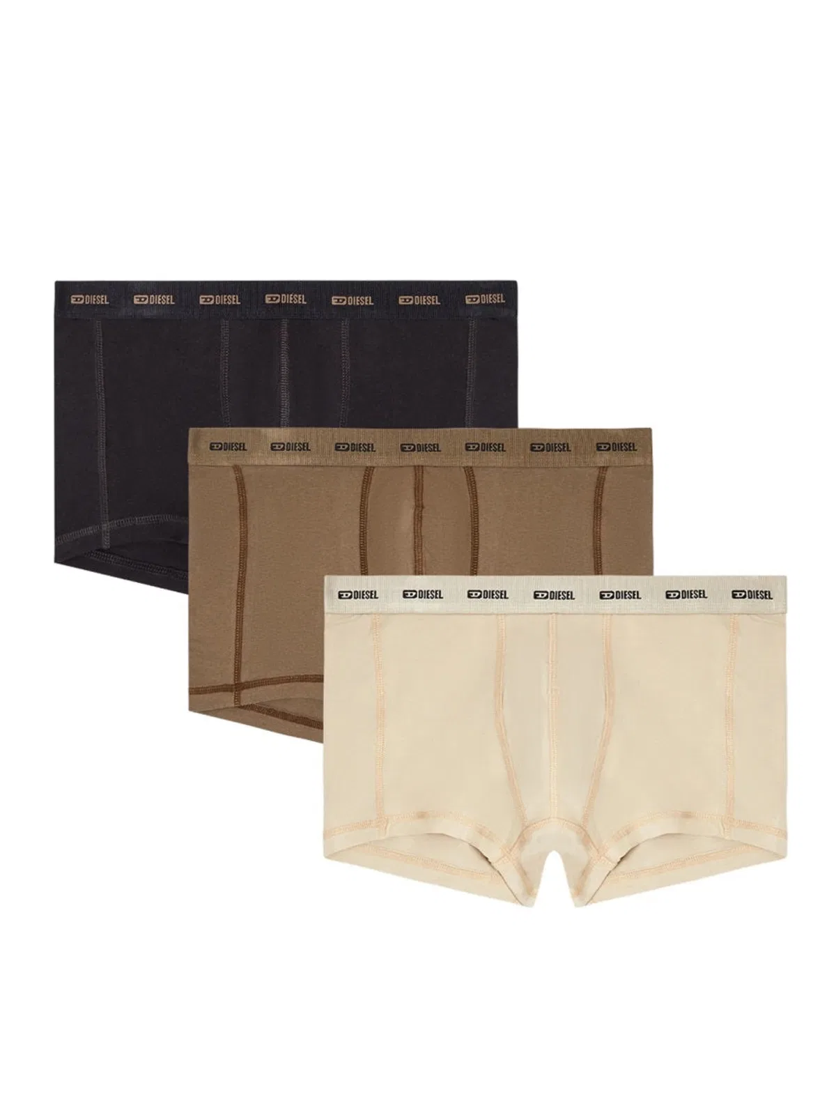 Diesel 3-Pack Boxer Shorts With Logo