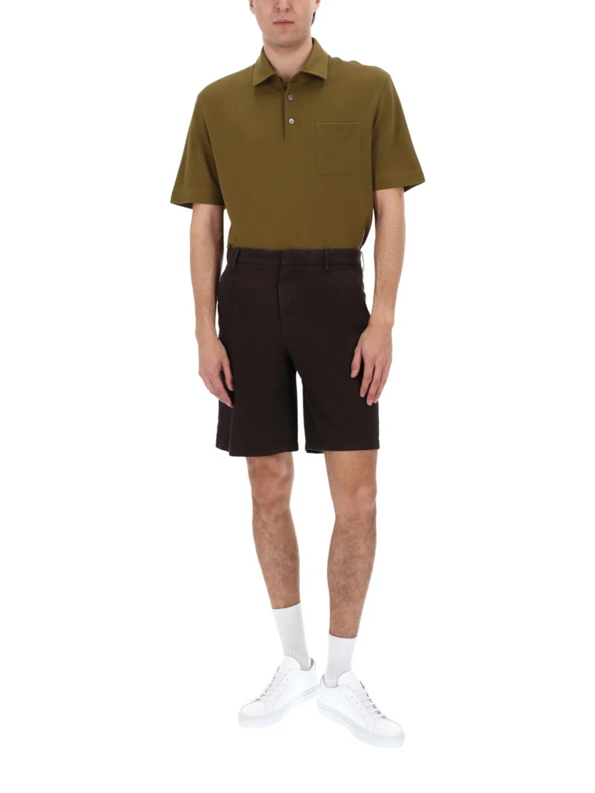 Zegna Shorts In Cotone