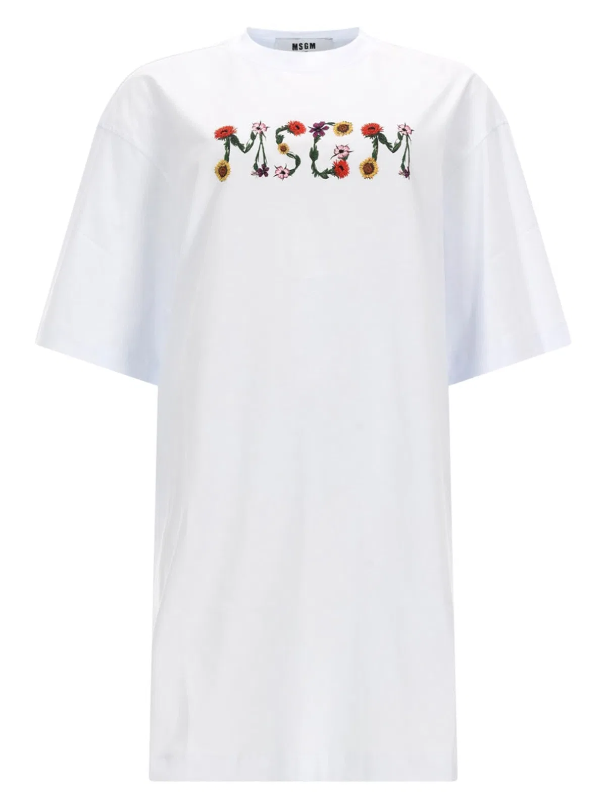 MSGM Abito T-Shirt Con Logo