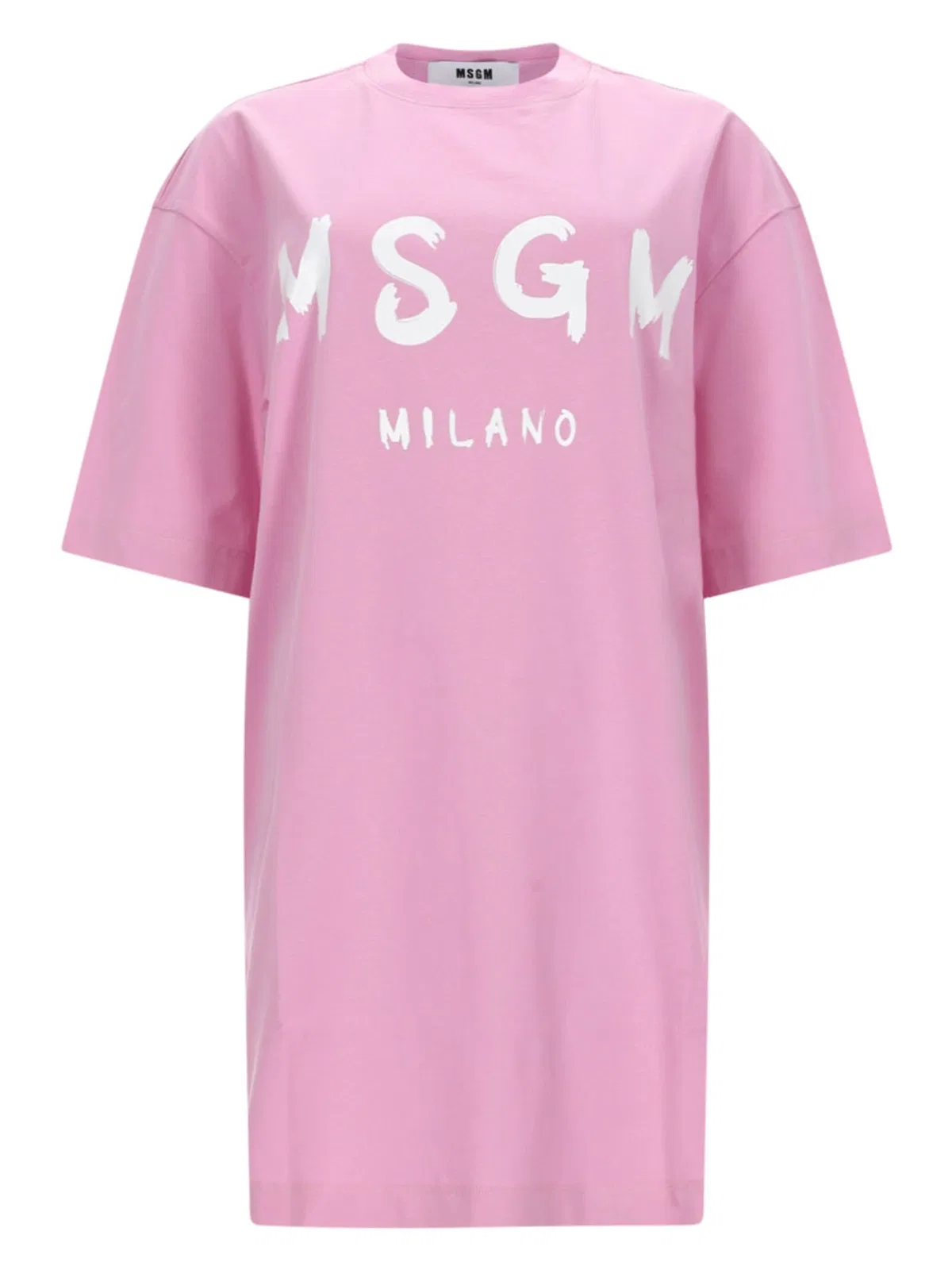 MSGM Abito T-Shirt Con Logo