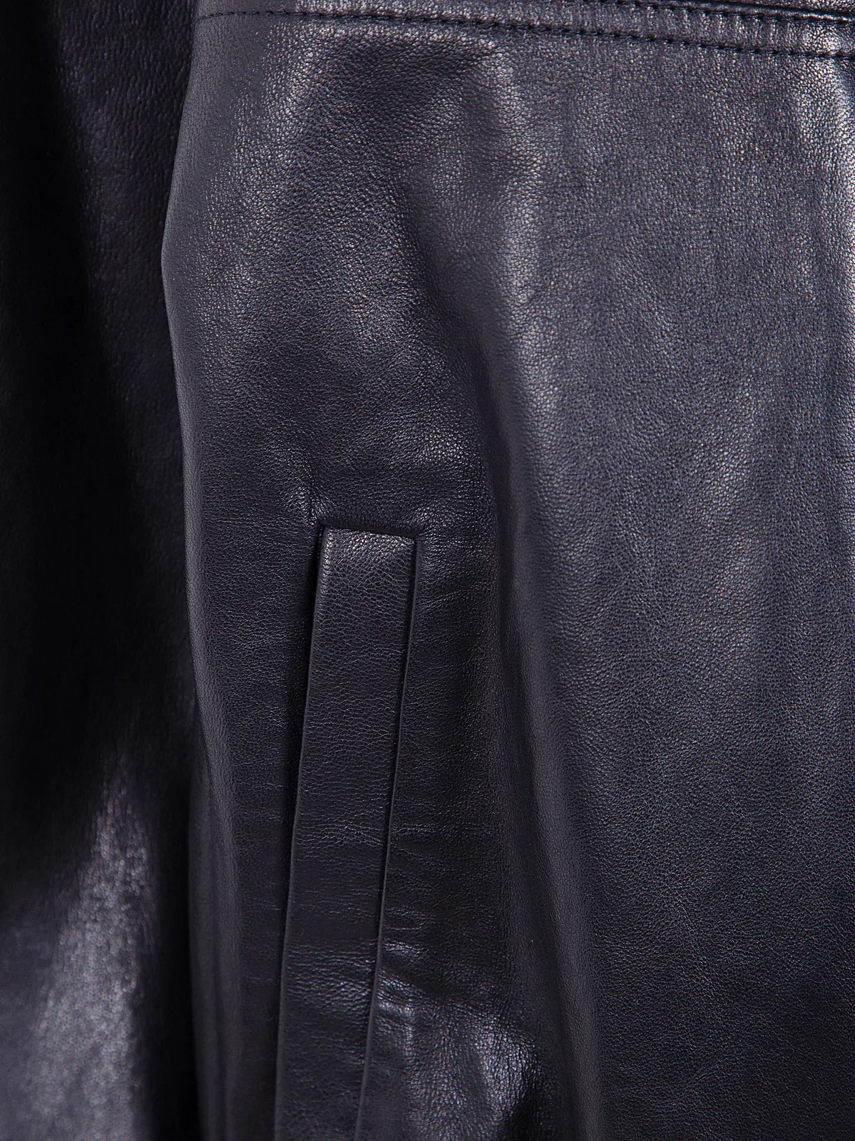 Magda Butrym Leather Aviator Jacket