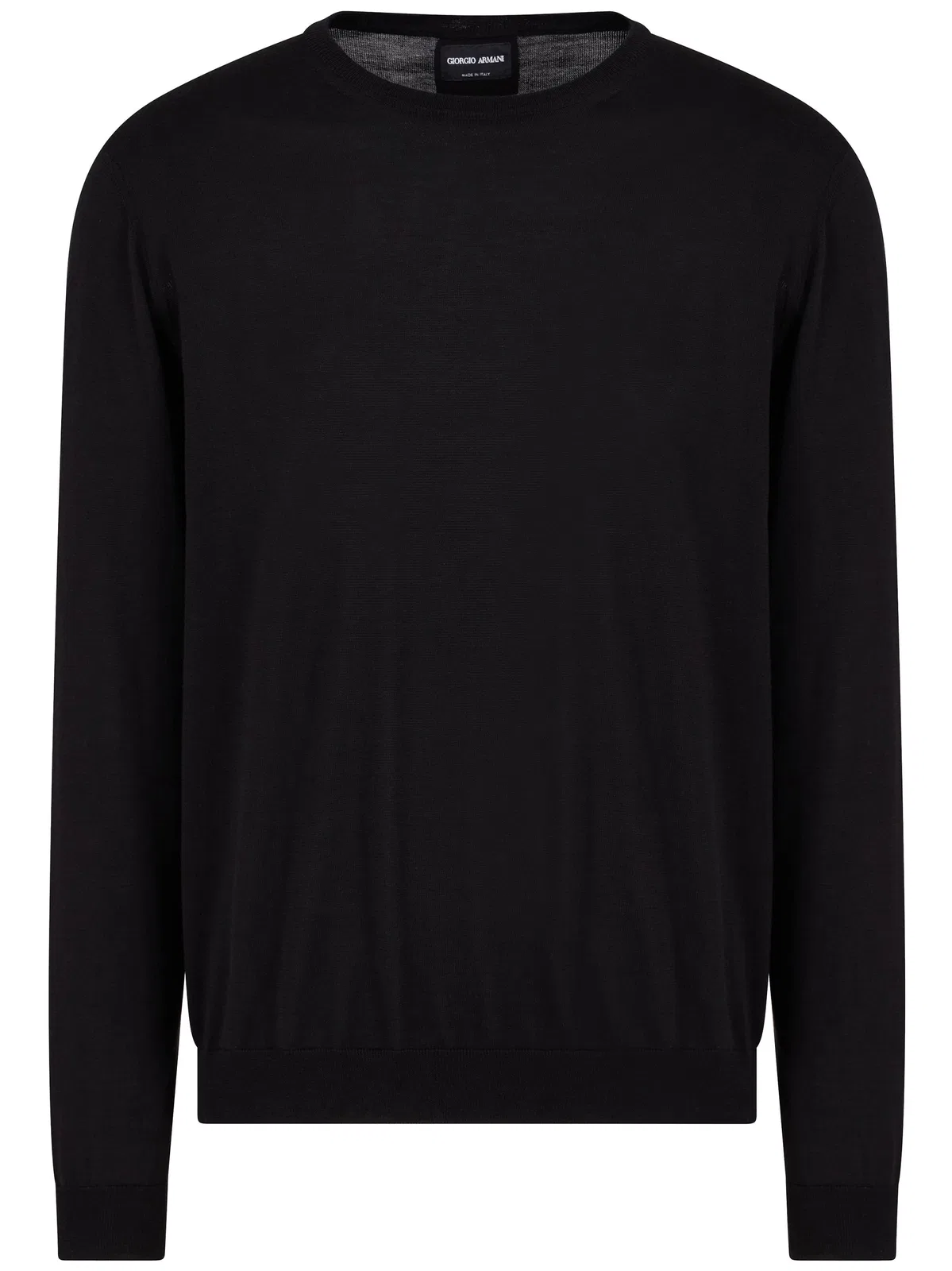 Giorgio Armani Black Silk Cotton Sweater