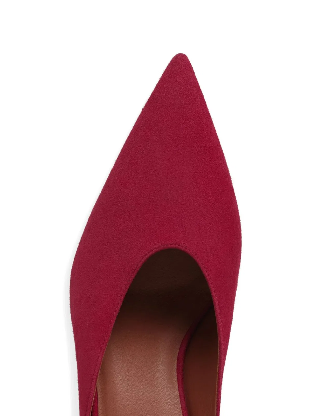 Alaïa Alaia Raspberry Suede Mule With Wedge